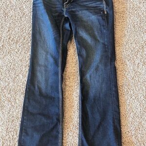 Aiden Mens Dark Indigo Boot Cut Jeans 29x32